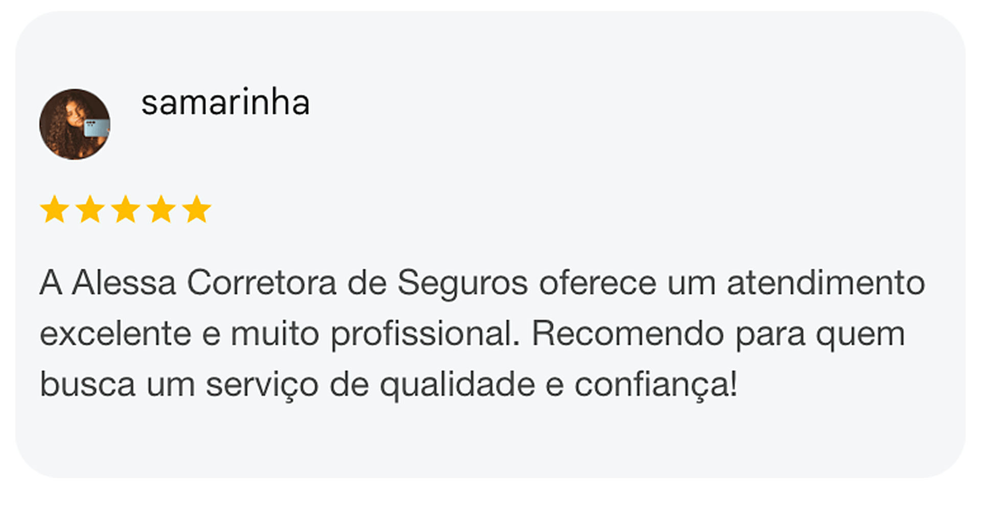 Alessa Seguros Avaliação Google Meu Negocio - 07-min